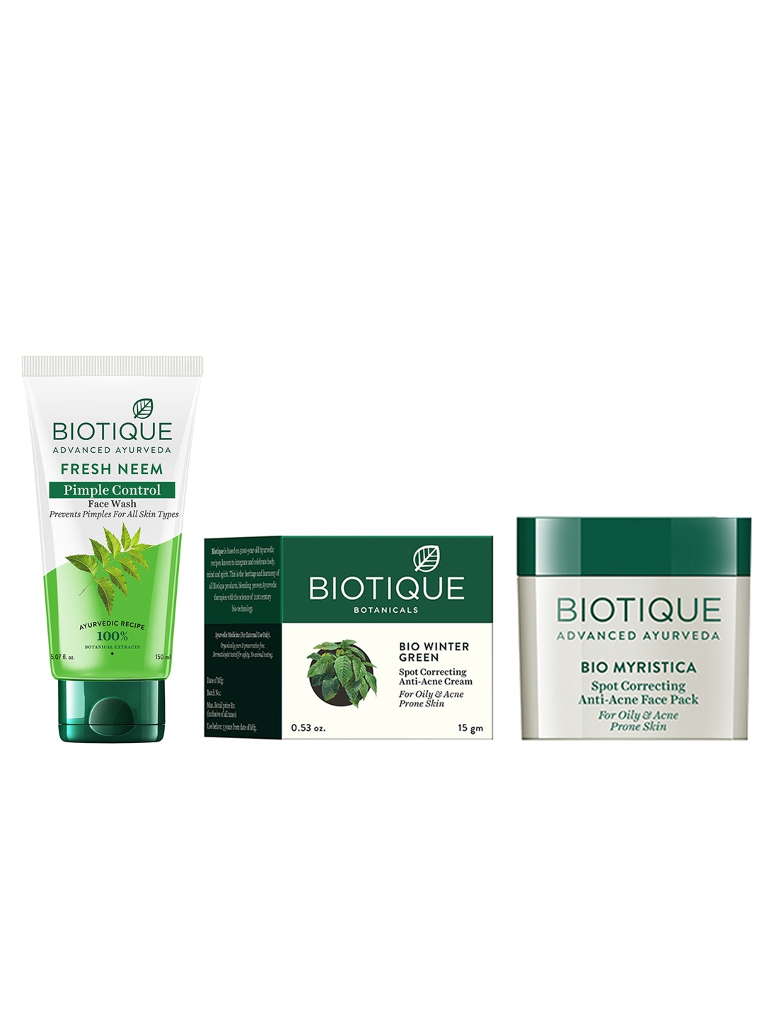 

Biotique Bio Anti-Acne Combo, White