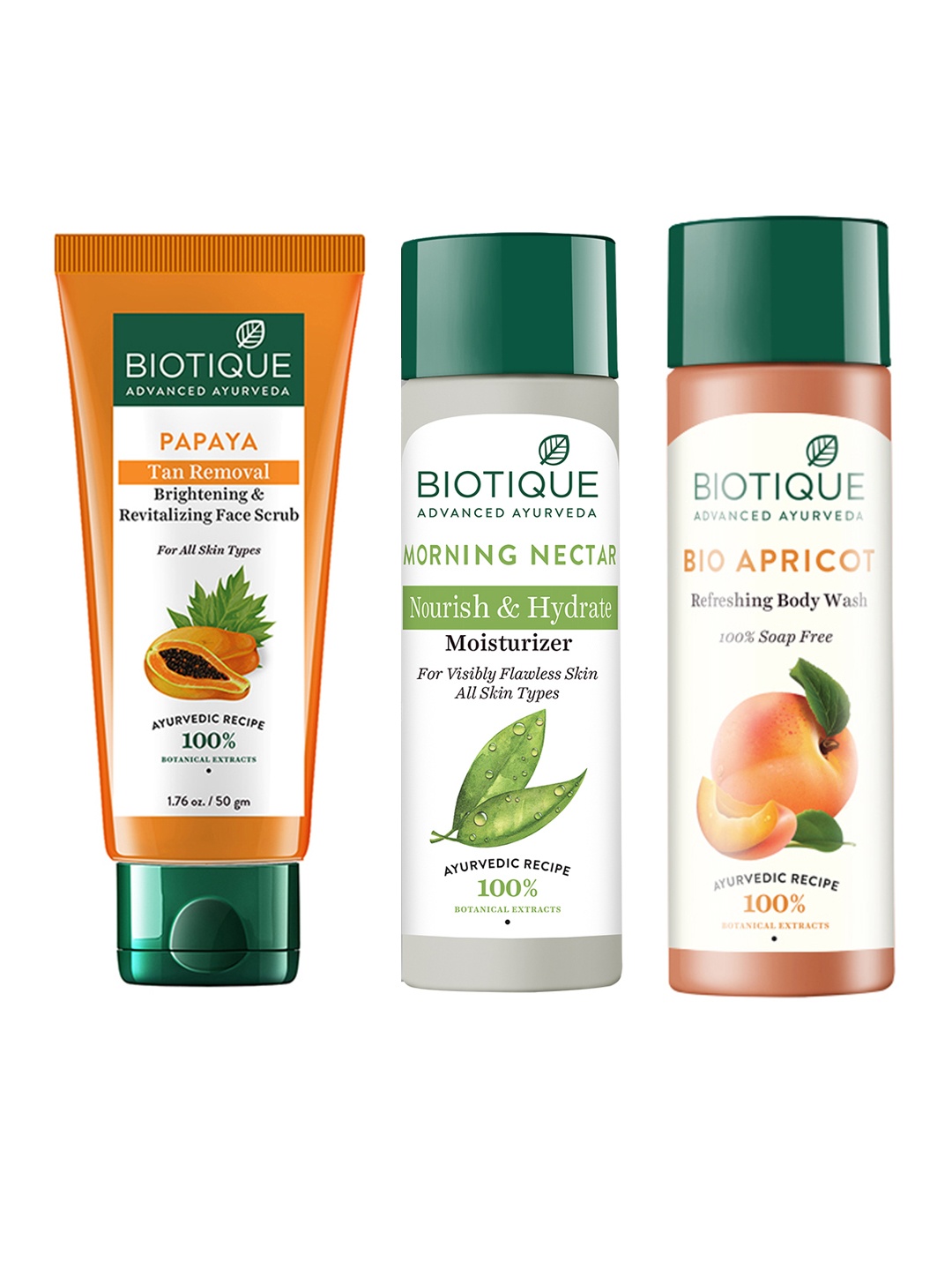 

Biotique Daily Glow Skincare Routine, White