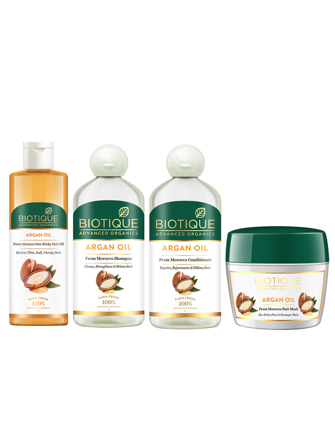 

Biotique Argan Haircare Range Combo, Orange