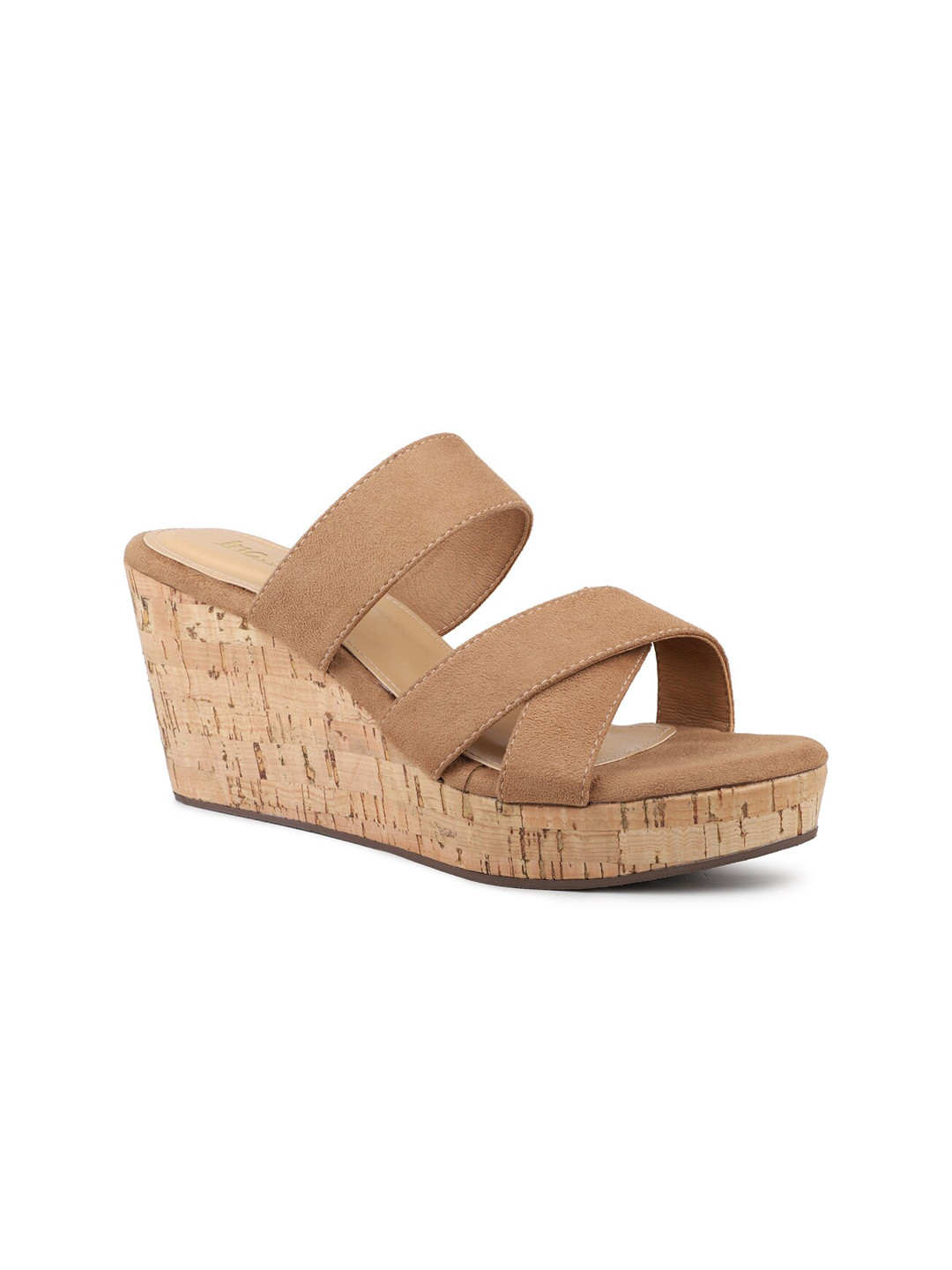 

Inc 5 Open Toe Wedge Heels, Brown