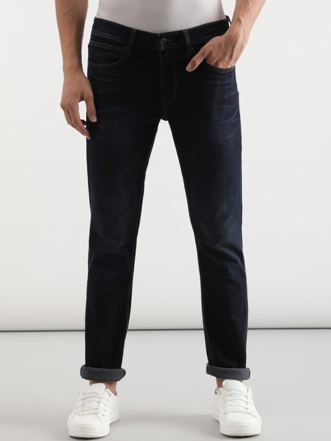 

Lee Men Slim Fit Stretchable Jeans, Blue