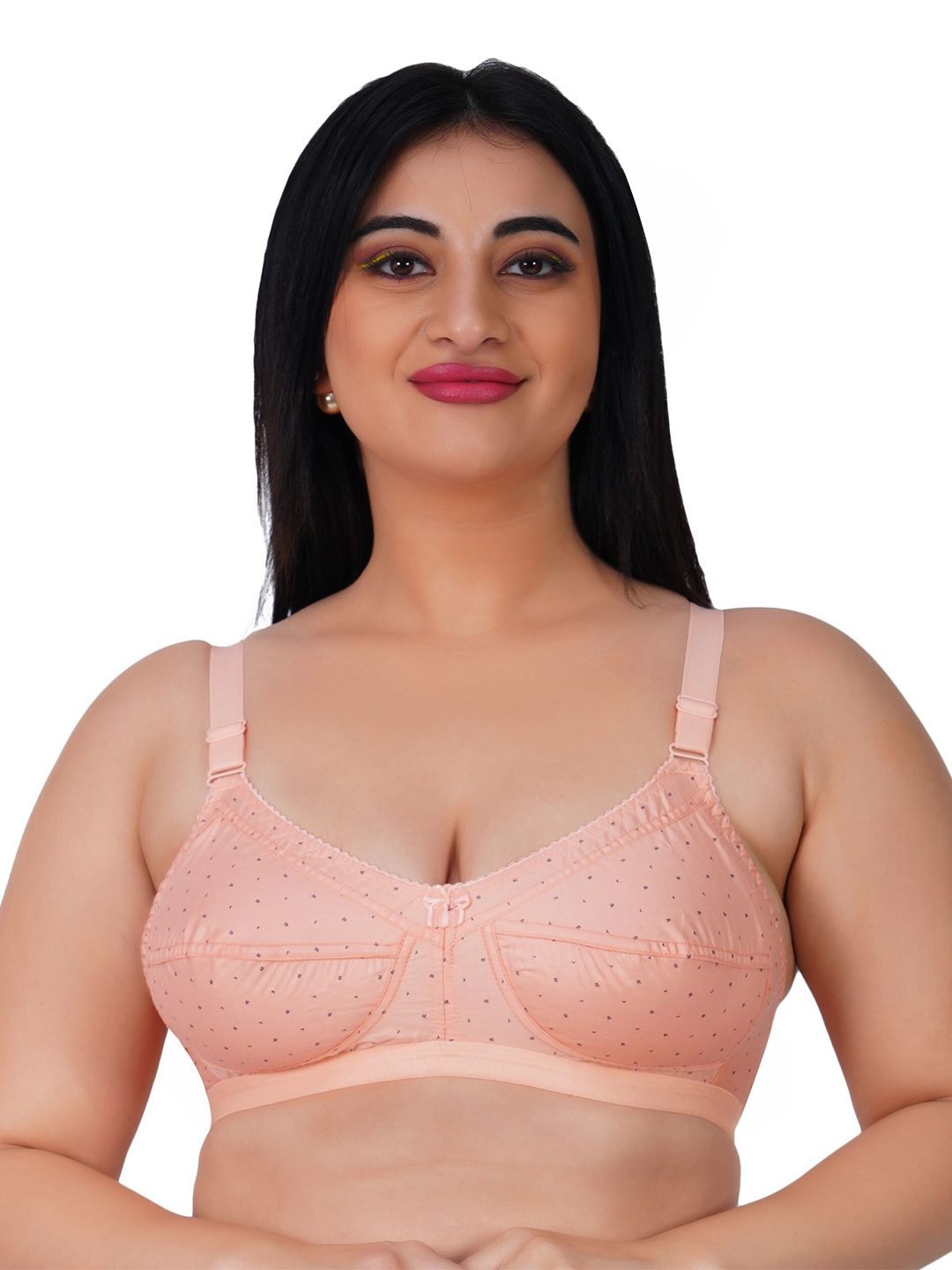

LADYLAND Pack Of 2 Non-Padded Assorted Polka Dot Full Coverage T-Shirt Bra