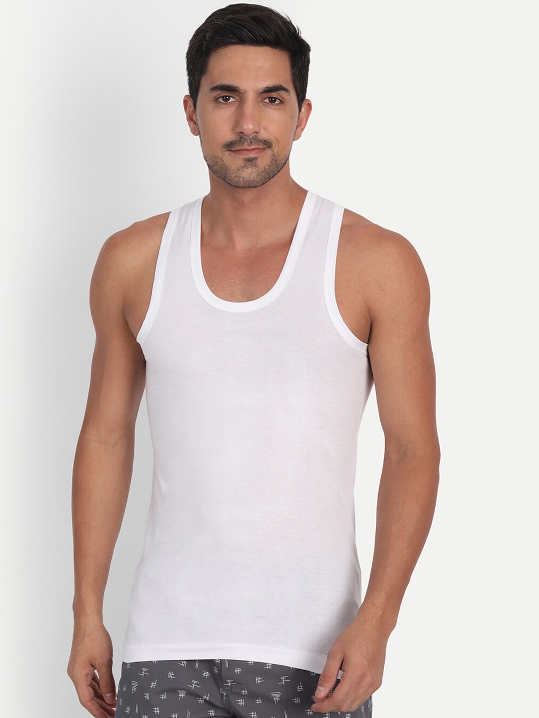 

T.T. Men Pack Of 3 Softy Pure Cotton Innerwear Vests, White