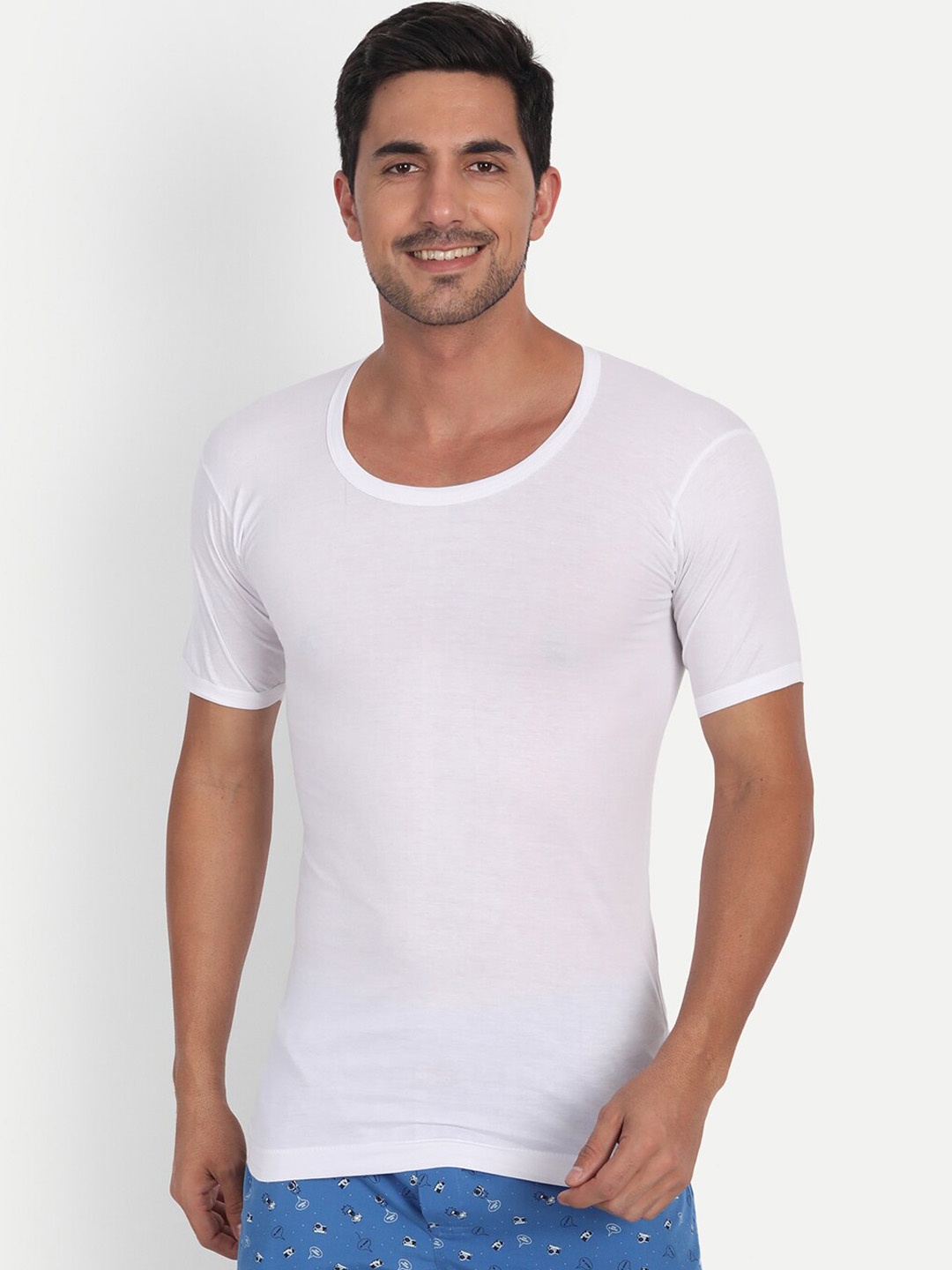 

T.T. Pack Of 5 Desire Cotton Undershirt Vests, White