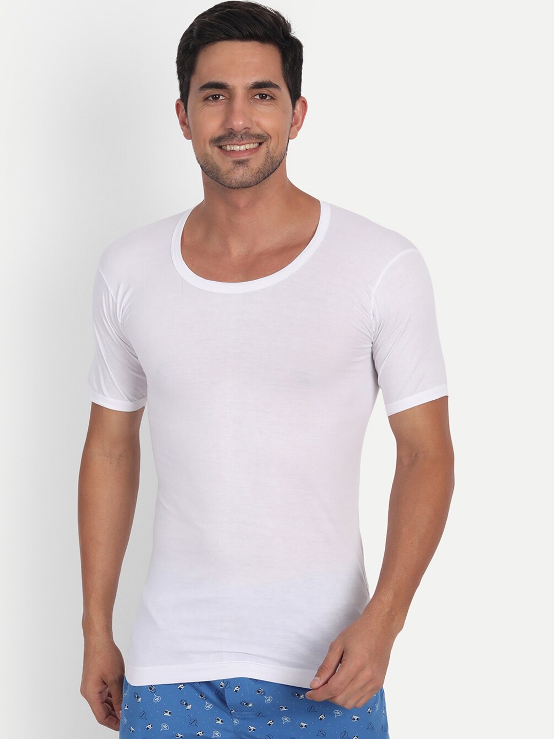 

T.T. Pack Of 4 Desire Cotton Undershirt Vests, White