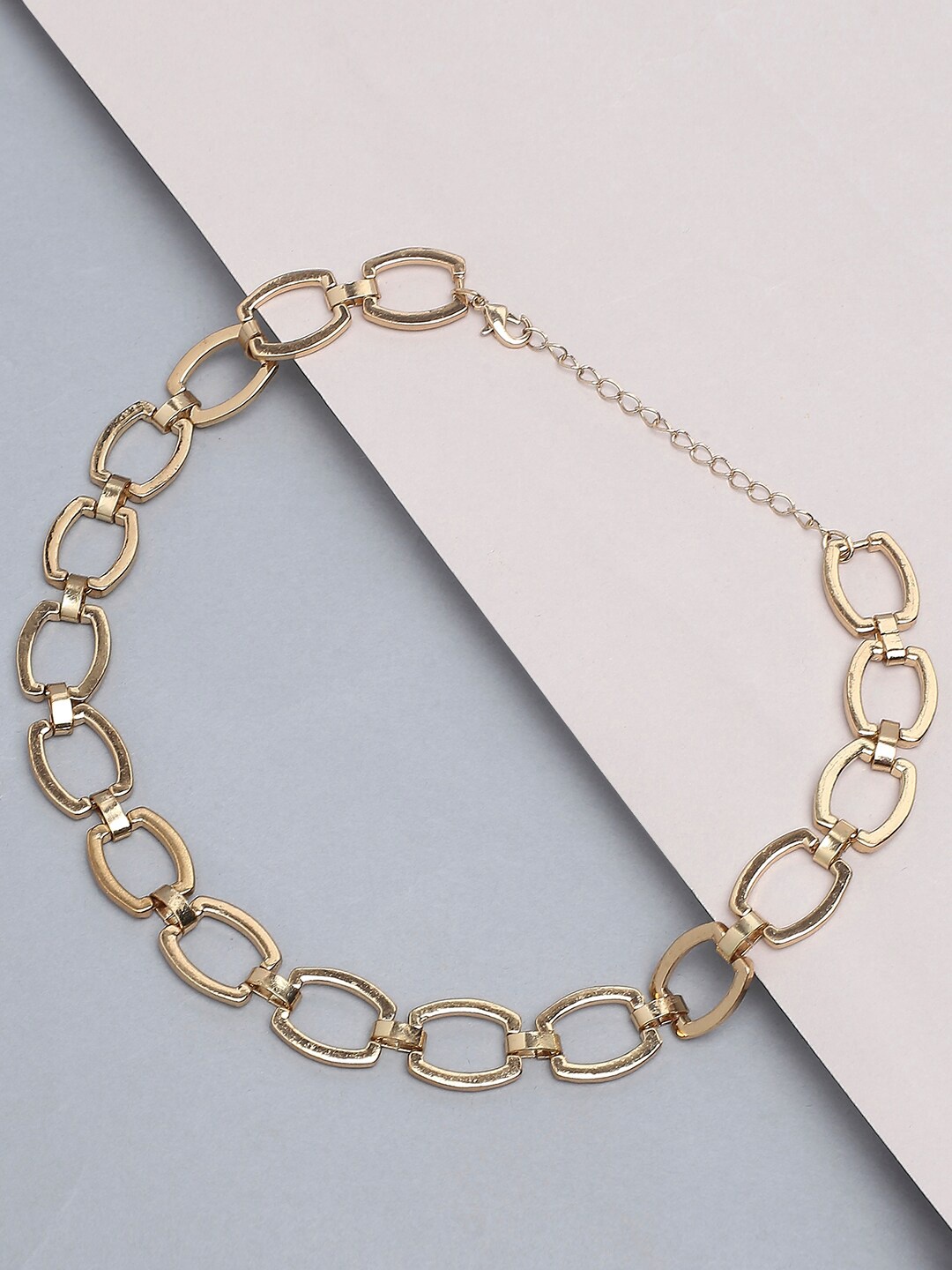 

OOMPH Gold-Plated Link Chain Choker Necklace