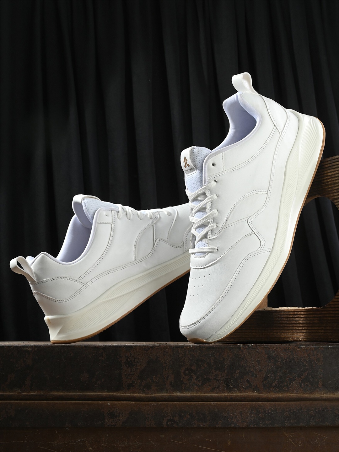 

OFF LIMITS Men Lace-Up Running Non-Marking Shoes, White