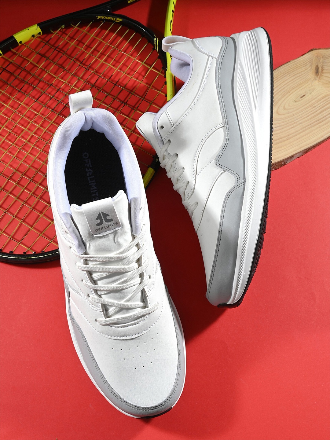 

OFF LIMITS Men Mesh Non-Marking Running Shoes, White