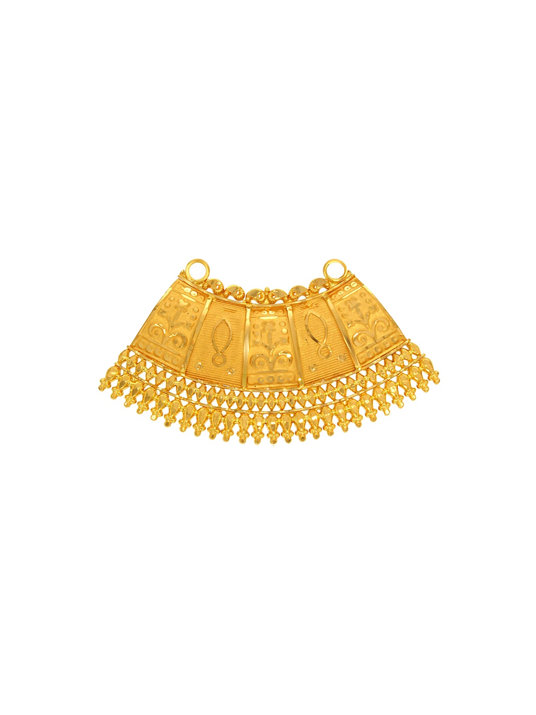

SENCO Artistic Quad 22KT Gold Pendant-4.8gm