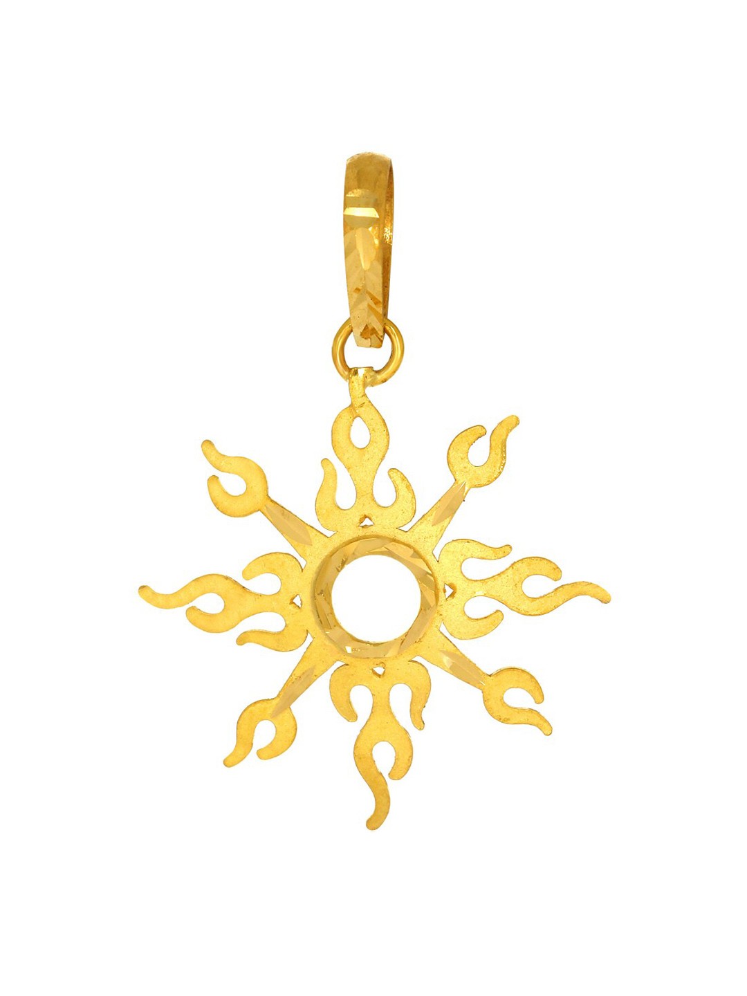 

SENCO Surya Sikha 22KT Gold Pendant-1.0gm