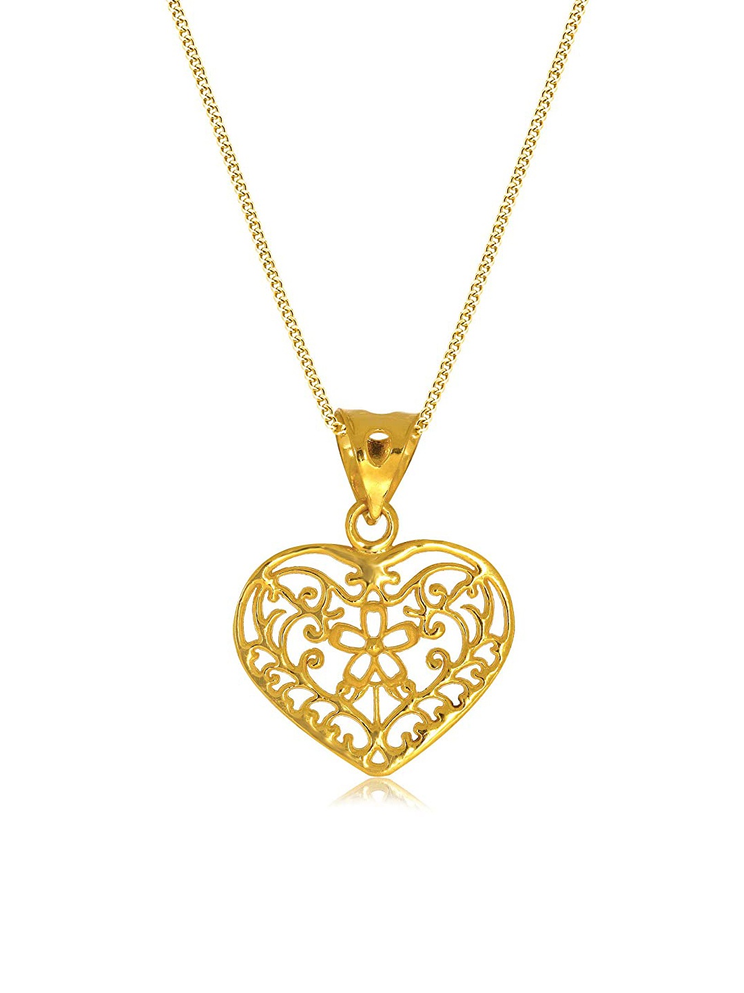

SENCO Decoration of Love 22KT Gold Pendant-1.25gm