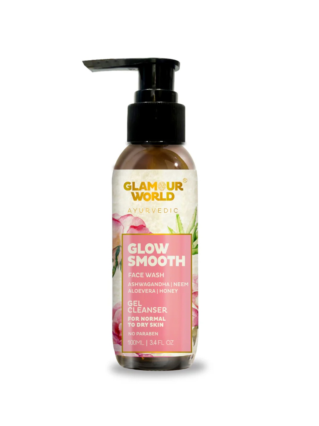 

Glamour World Ayurvedic Glow Smooth Face Wash-100ml, Green