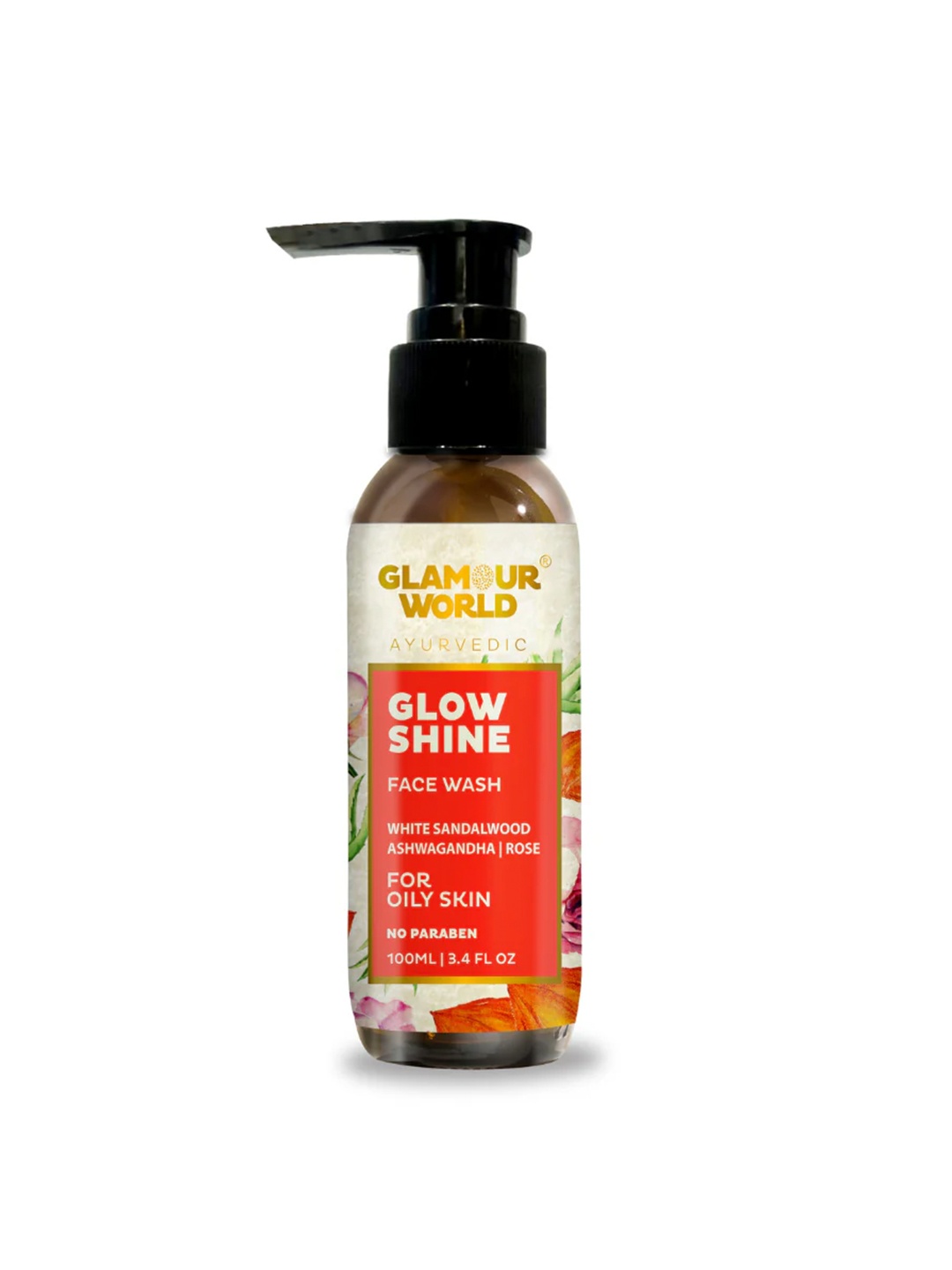 

Glamour World Ayurvedic Glow Shine Face Wash - 100ml, Orange