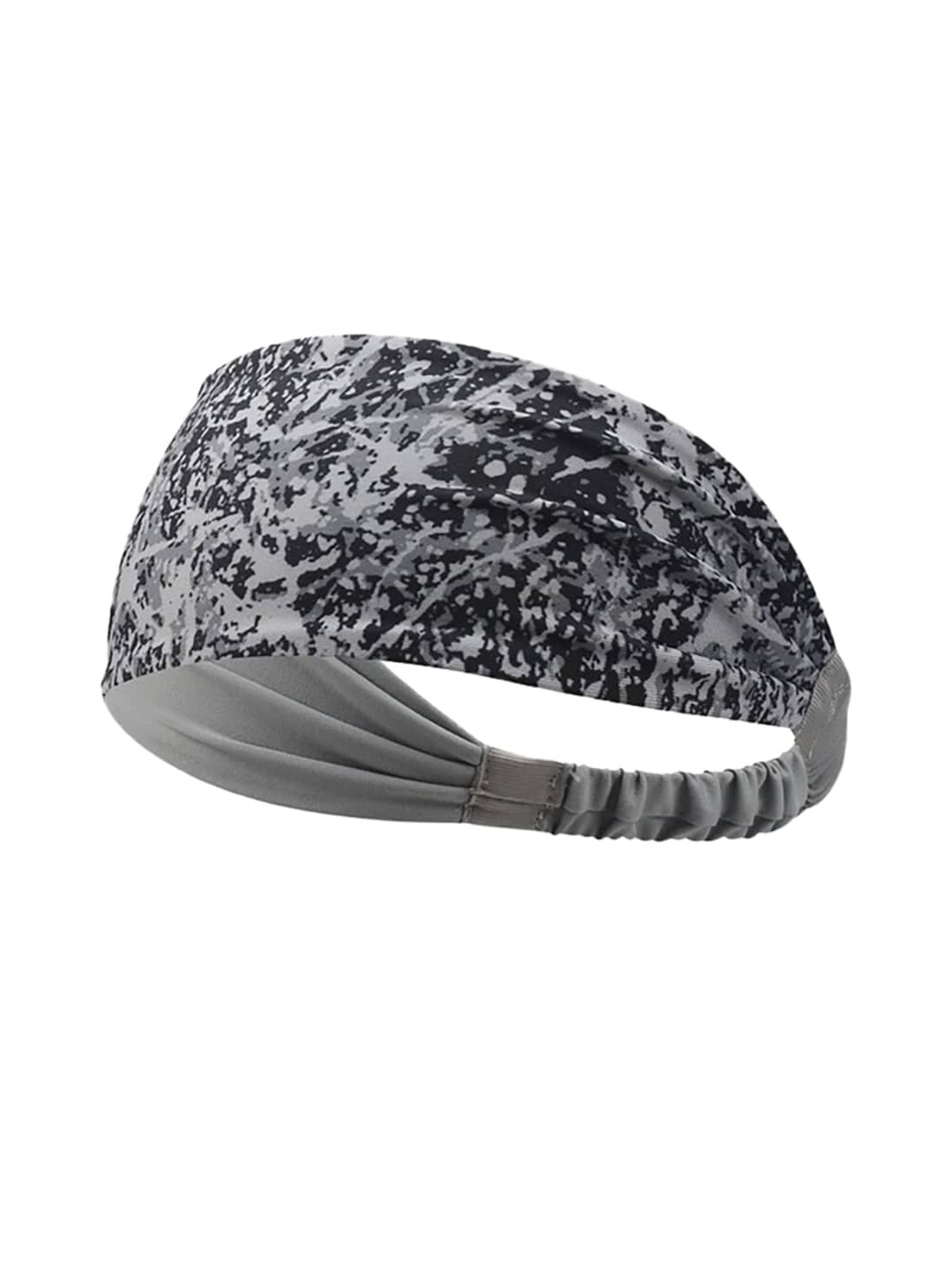 

YOUSTYLO Printed Sweat Absorbent Lightweight Headband, Grey