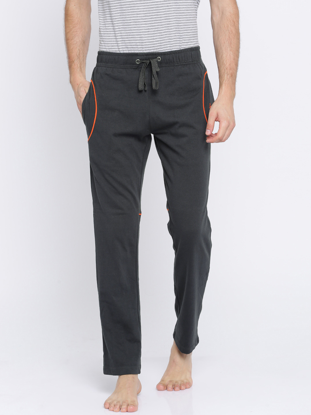 

U.S. Polo Assn. Grey Solid Lounge Pants I607-031-CP