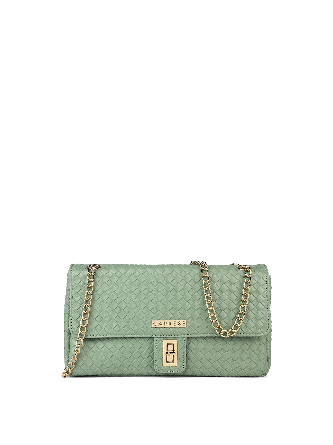 

Caprese Textured Structured Sling Bag, Green