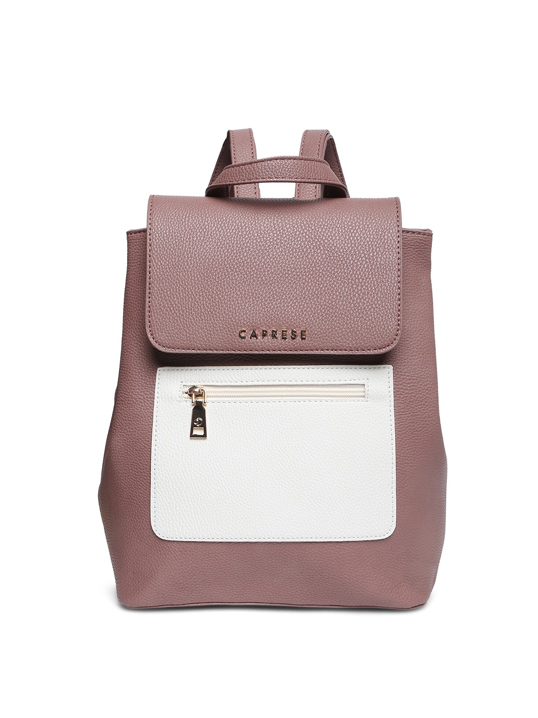 

Caprese Women Coloublocked Backpack with Daisy Chains, Pink