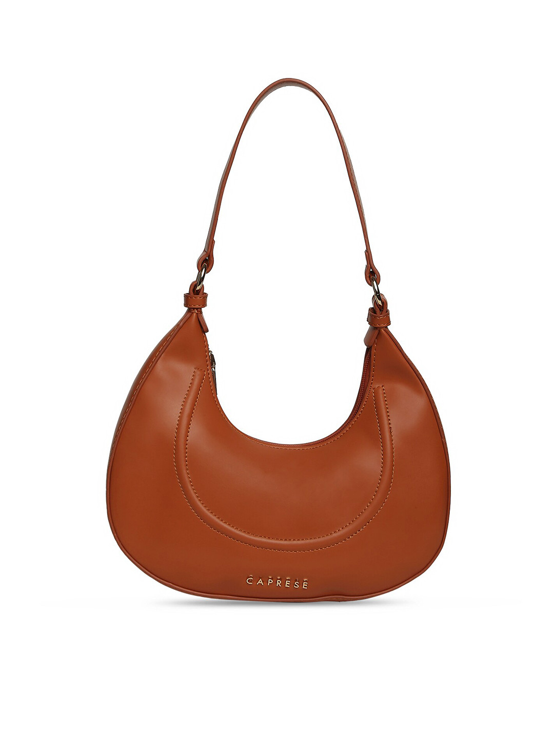 

Caprese Medium Half Moon Hobo Bag, Tan