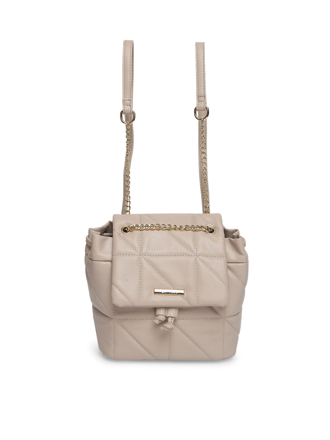 

Caprese Non-Padded Quilted Backpack, Cream