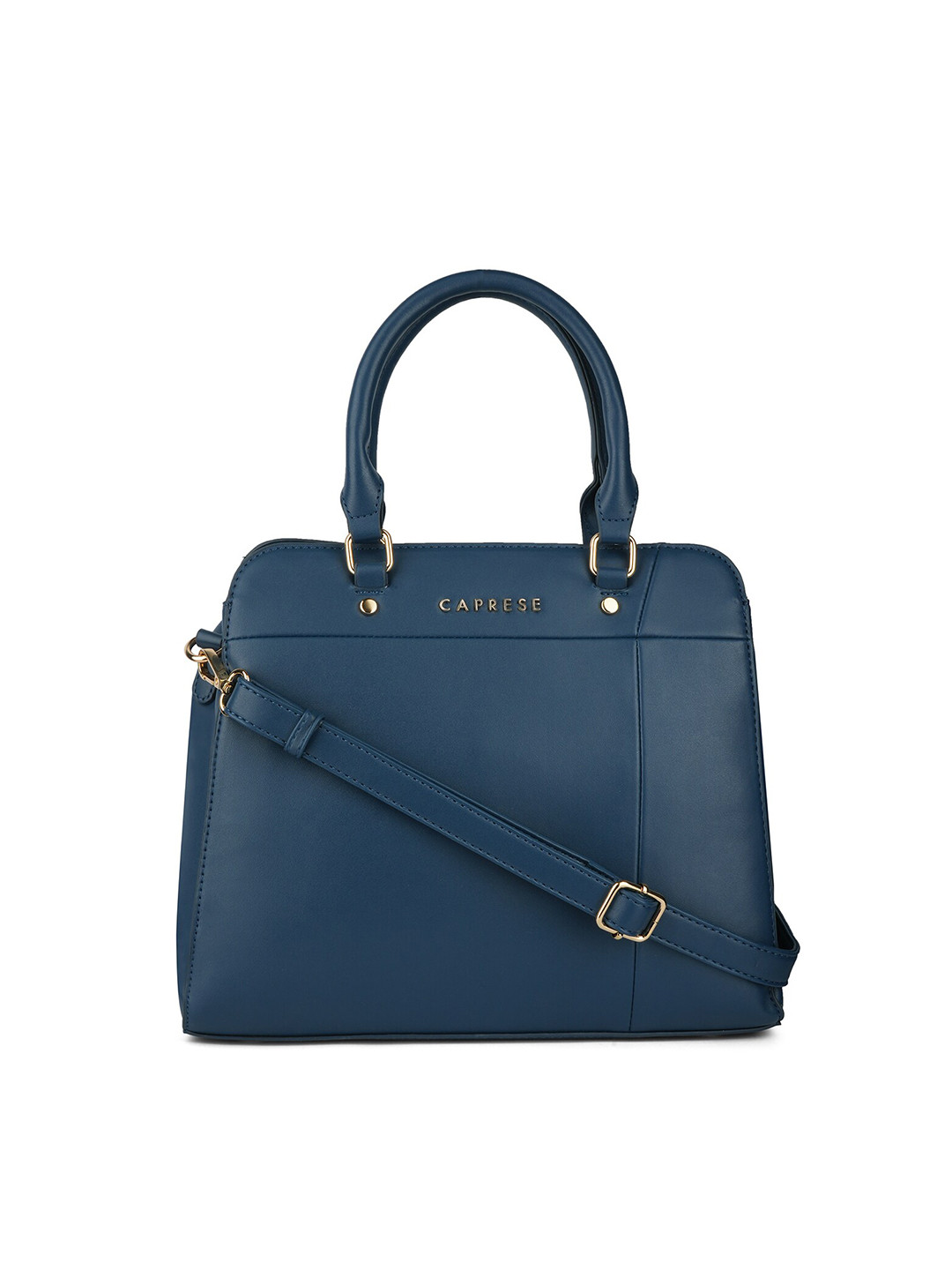 

Caprese Structured Leather Handheld Bag, Blue