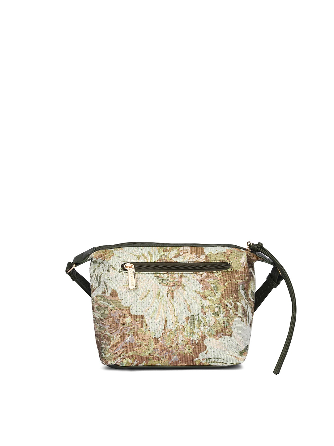 

Caprese Floral Printed Sling Bag, Green