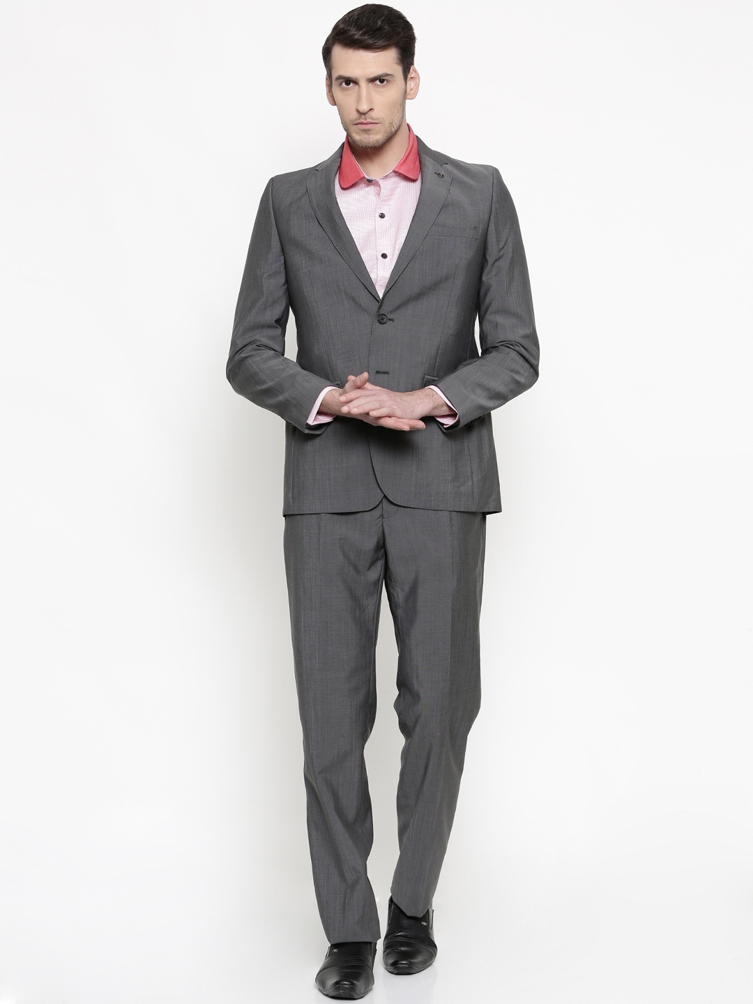 

Raymond Men Grey Single-Breasted Contemporary Fit Formal Suit