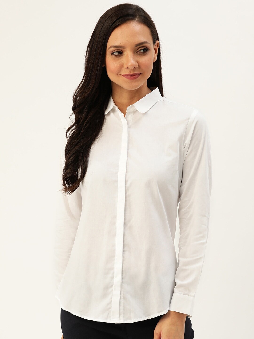 

Hancock Premium Slim Fit Cotton Formal Shirt, White
