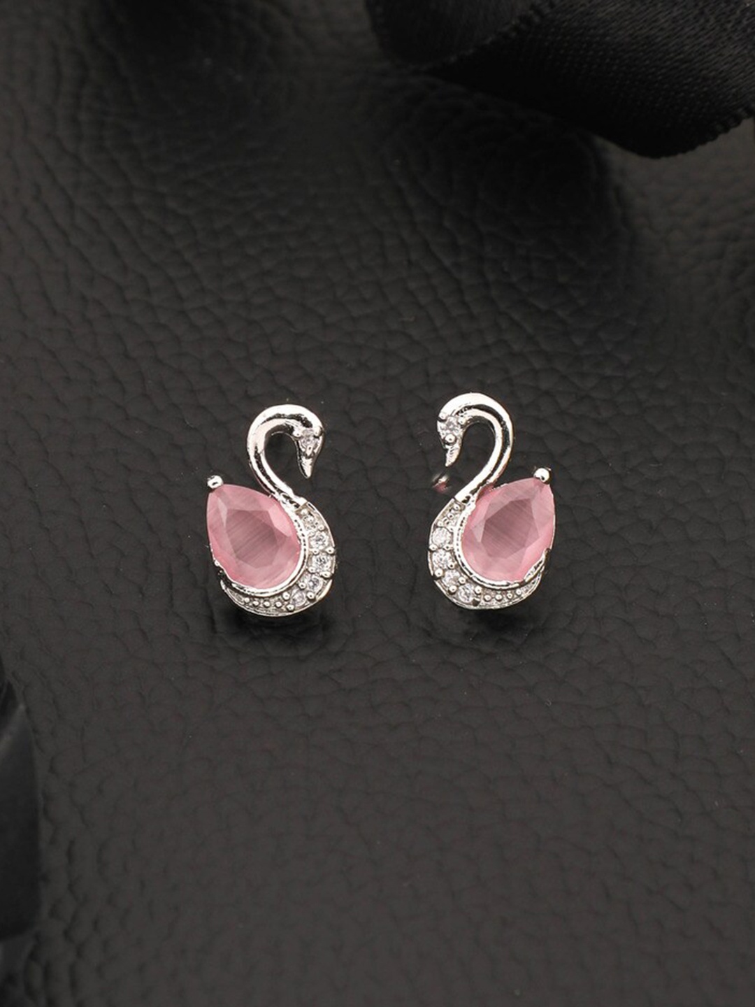 

ROFARWORD Silver-Plated Studs Earrings, Gold