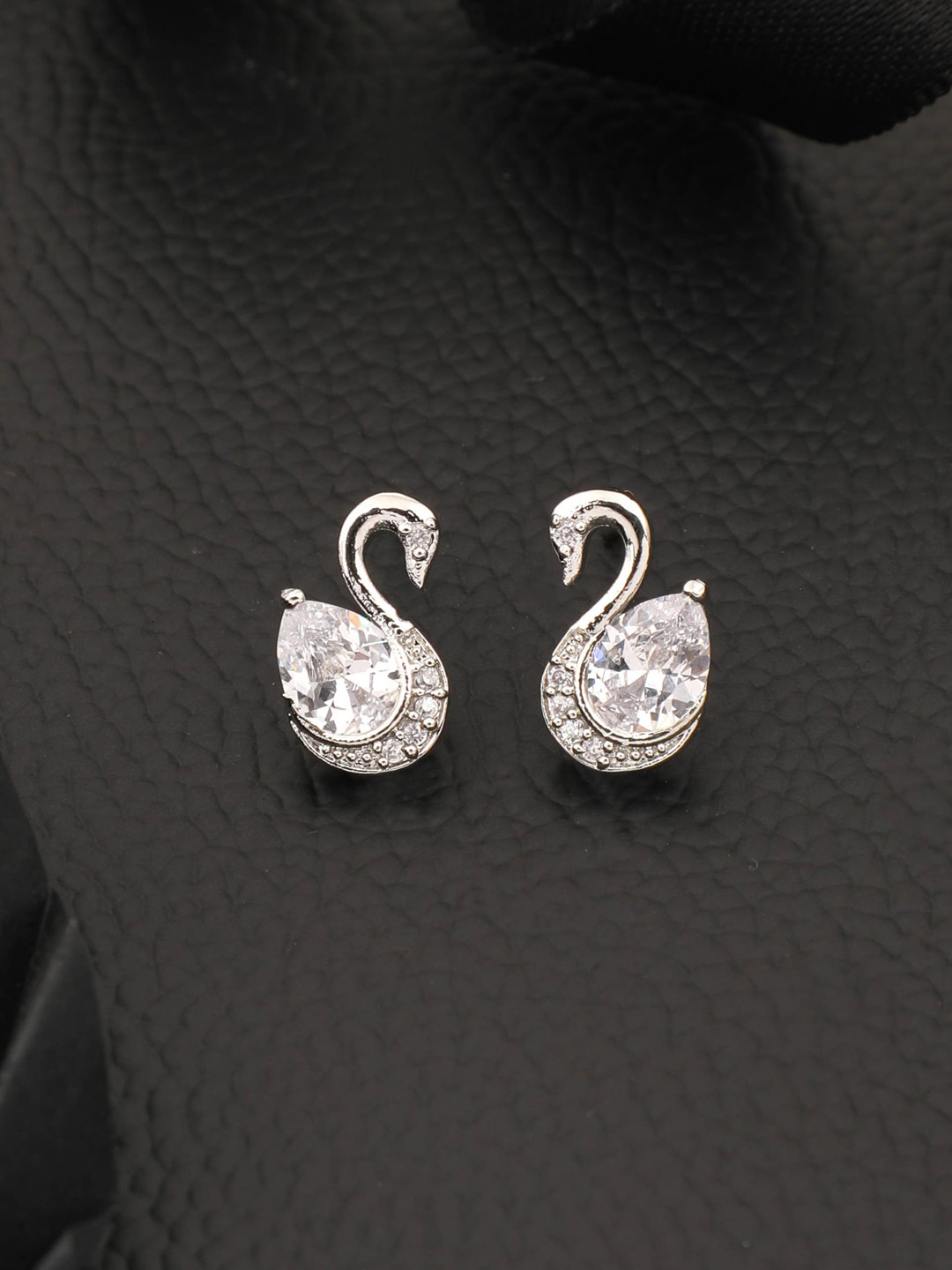 

ROFARWORD Silver-Plated Studs Earrings
