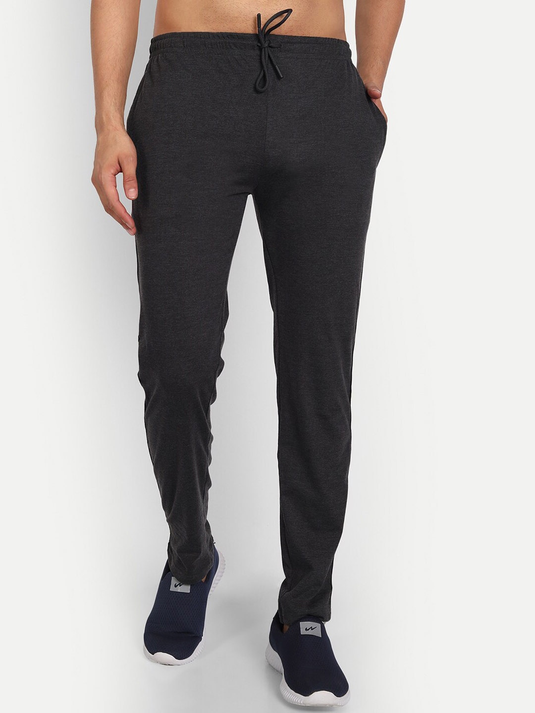 

T.T. Men Cotton Training & Gym Track Pants, Grey