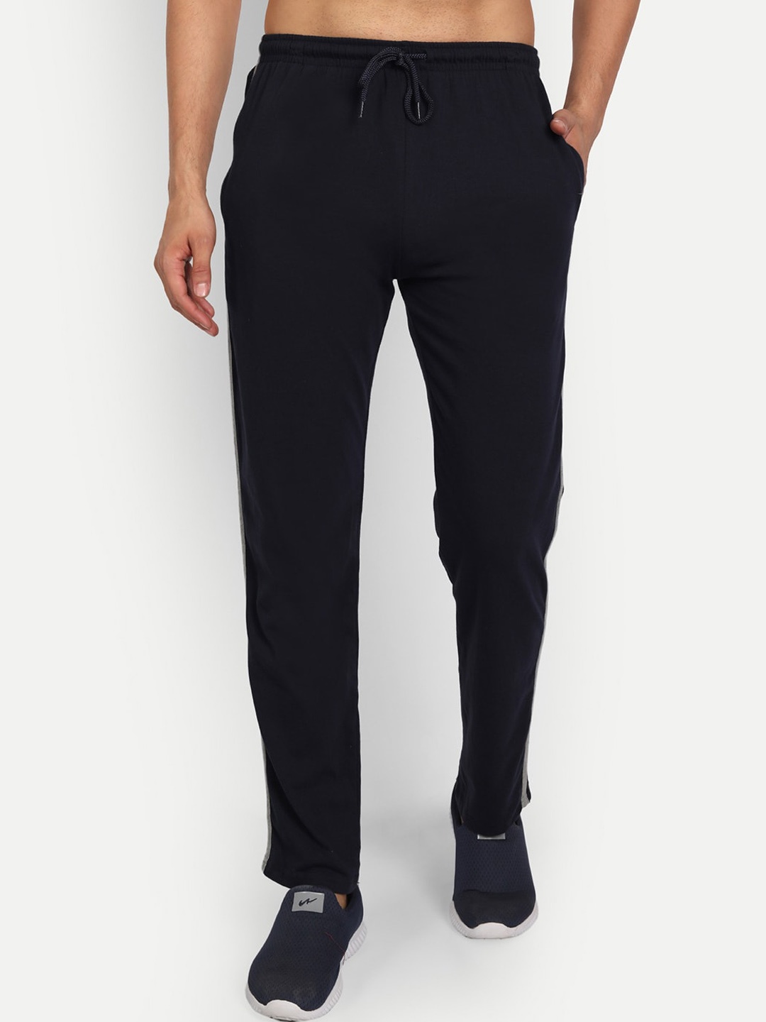 

T.T. Men Pack Of 2 Cotton Training & Gym Track Pants, Black