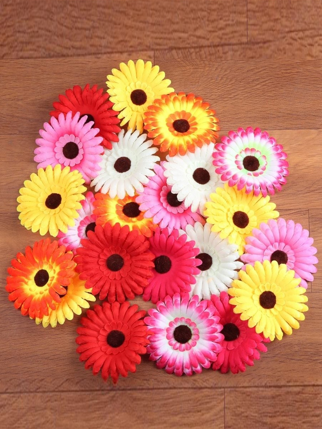 

BS AMOR Red & Pink 6 Pieces Non-Hanging Artificial Gerbera Flowers