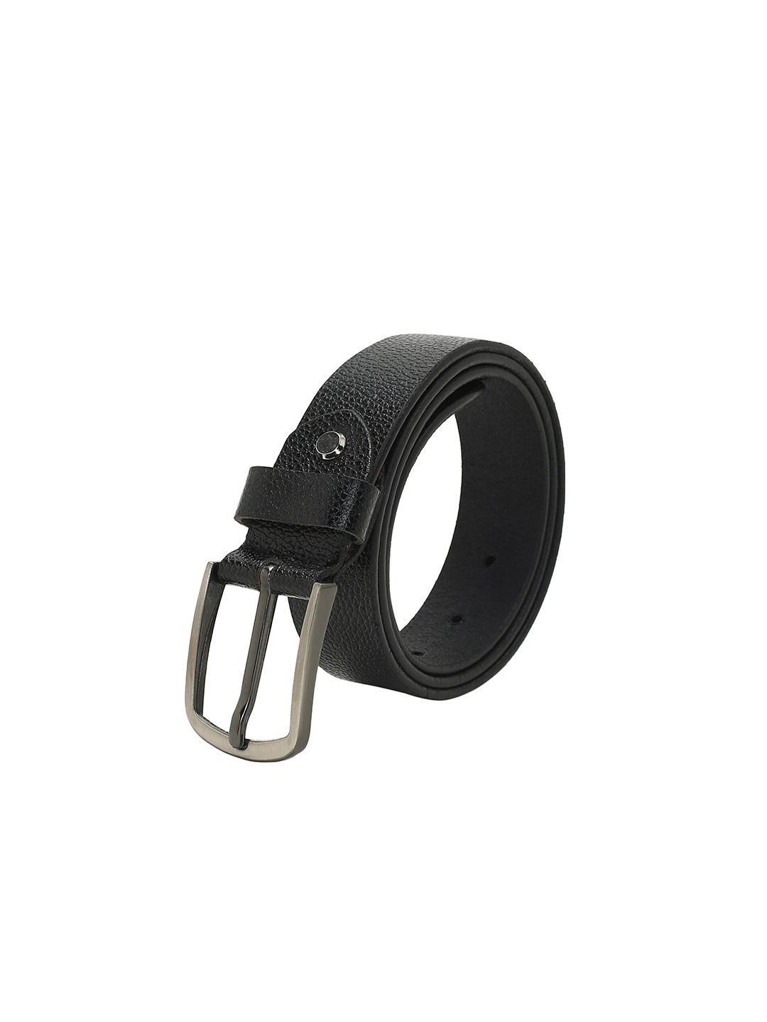 

CRUSSET Men Leather Belt, Black