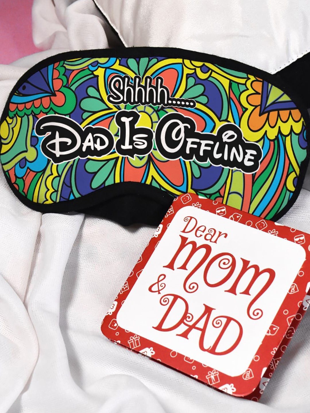 

Indigifts Doodle Printed Eye Mask, Blue
