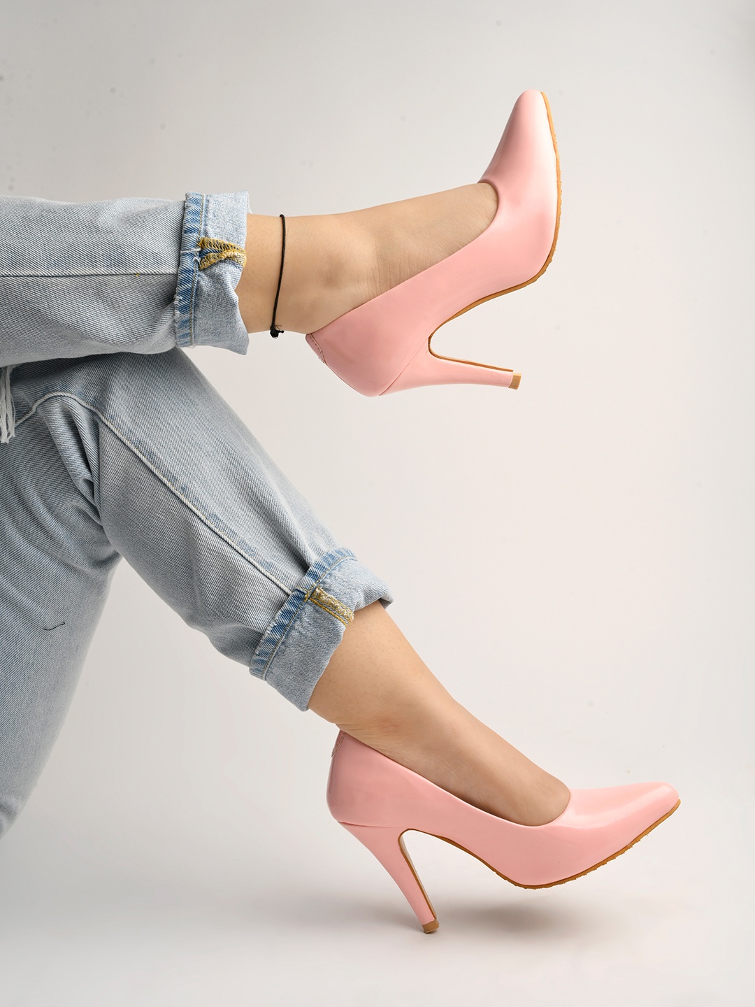 

Shoetopia Pointed Toe Stiletto Heel Pumps, Pink