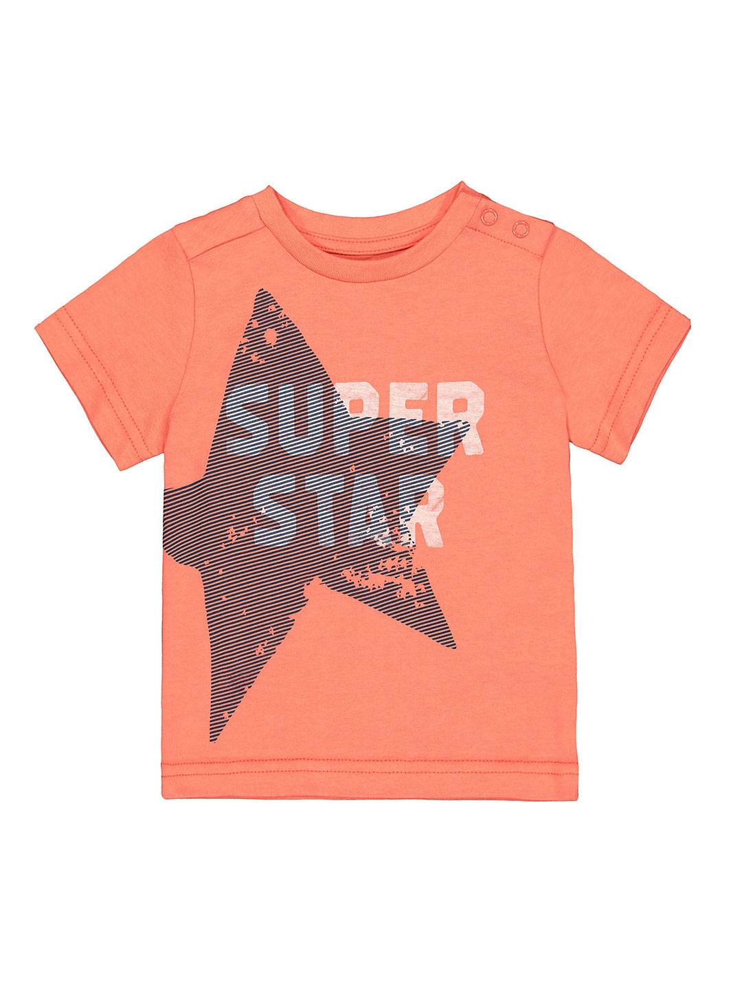 

mothercare Boys Graphic Printed Casual T-shirt, Coral