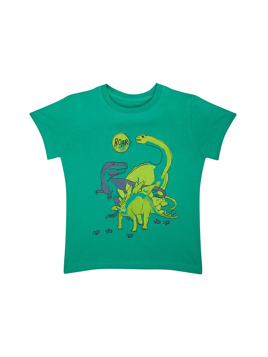 

mothercare Boys Graphic Printed Cotton T-shirt, Green