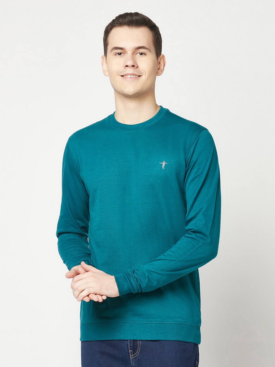 

T.T. Long Sleeves Casual T-shirts, Blue