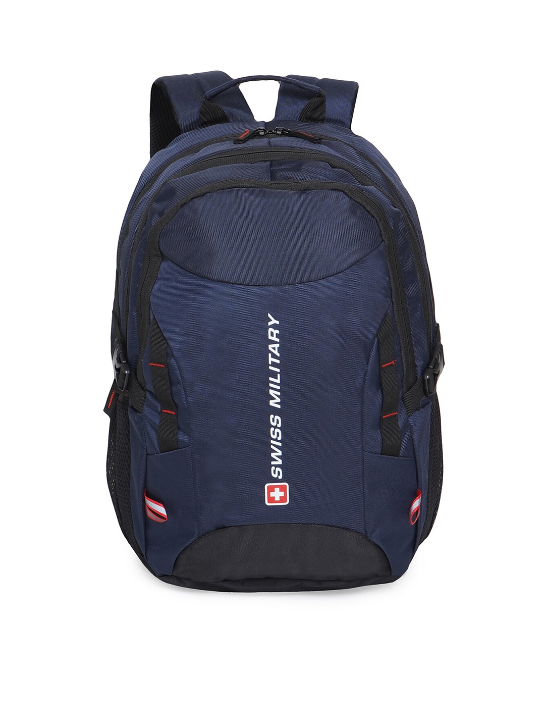 

SWISS MILITARY Water Resistant Backpack With Rain Cover, Navy blue