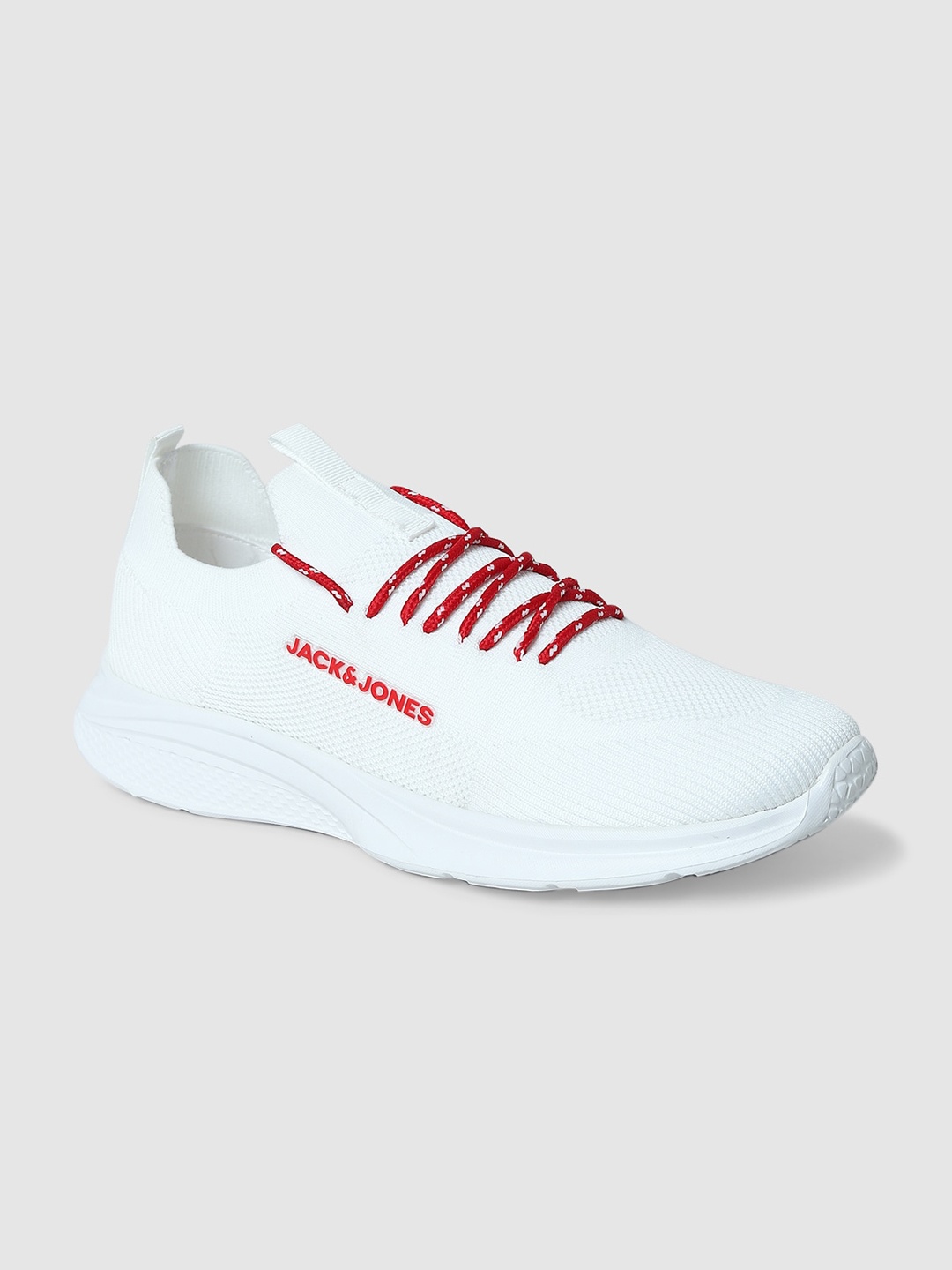 

Jack & Jones Men Woven Design Sneakers, White