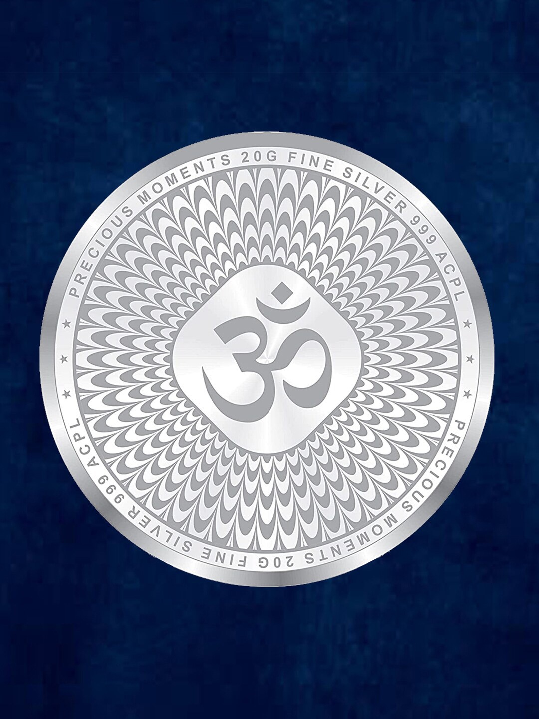 

Taraash Lord Ganesh & Goddess Lakshmi & Sarasvati 999 Silver Coin - 20 Gram