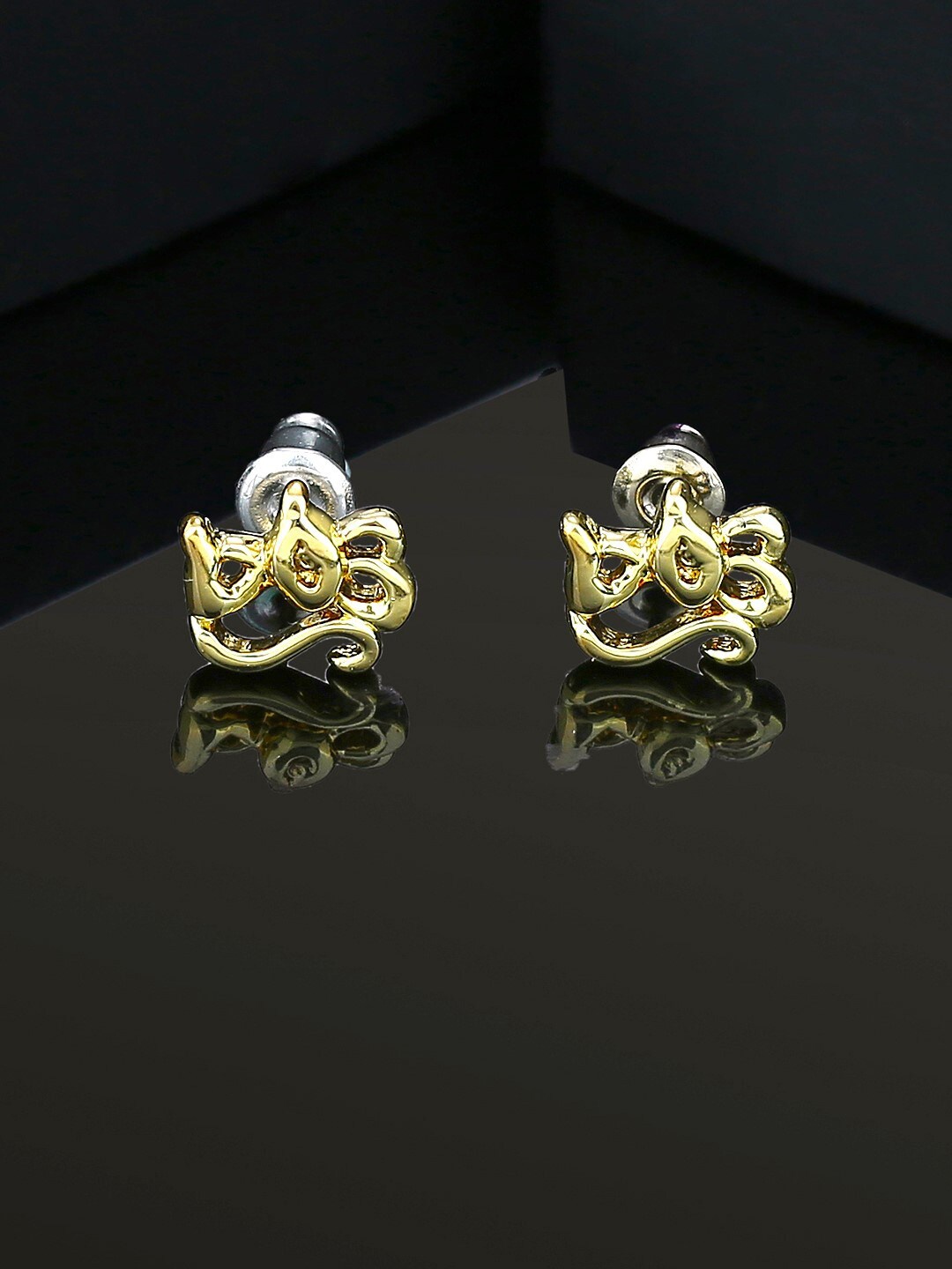 

Estele Gold-Plated Contemporary Studs Earrings