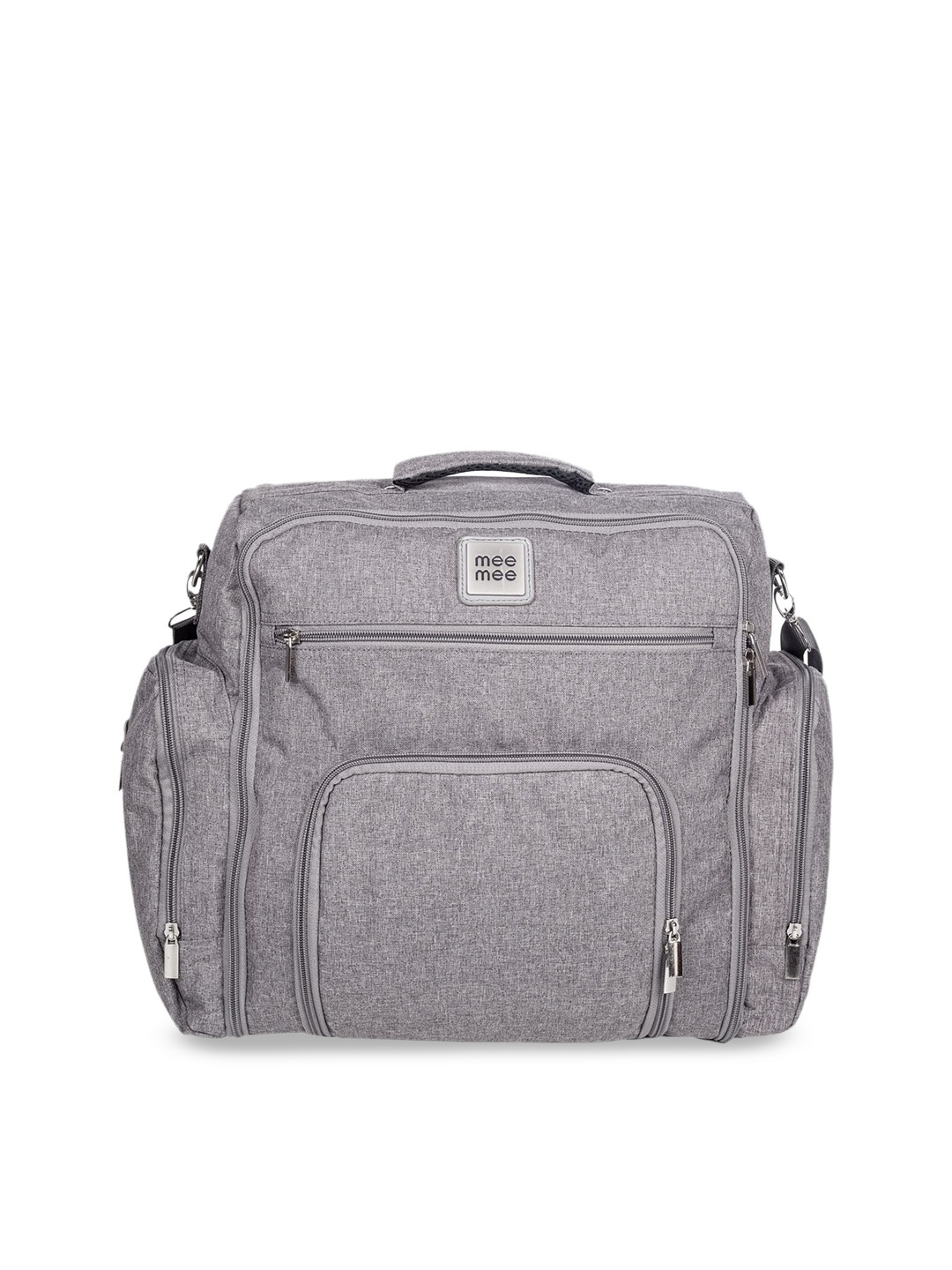 

MeeMee Multipurpose Lightweight Fabric Diaper Bags, Grey
