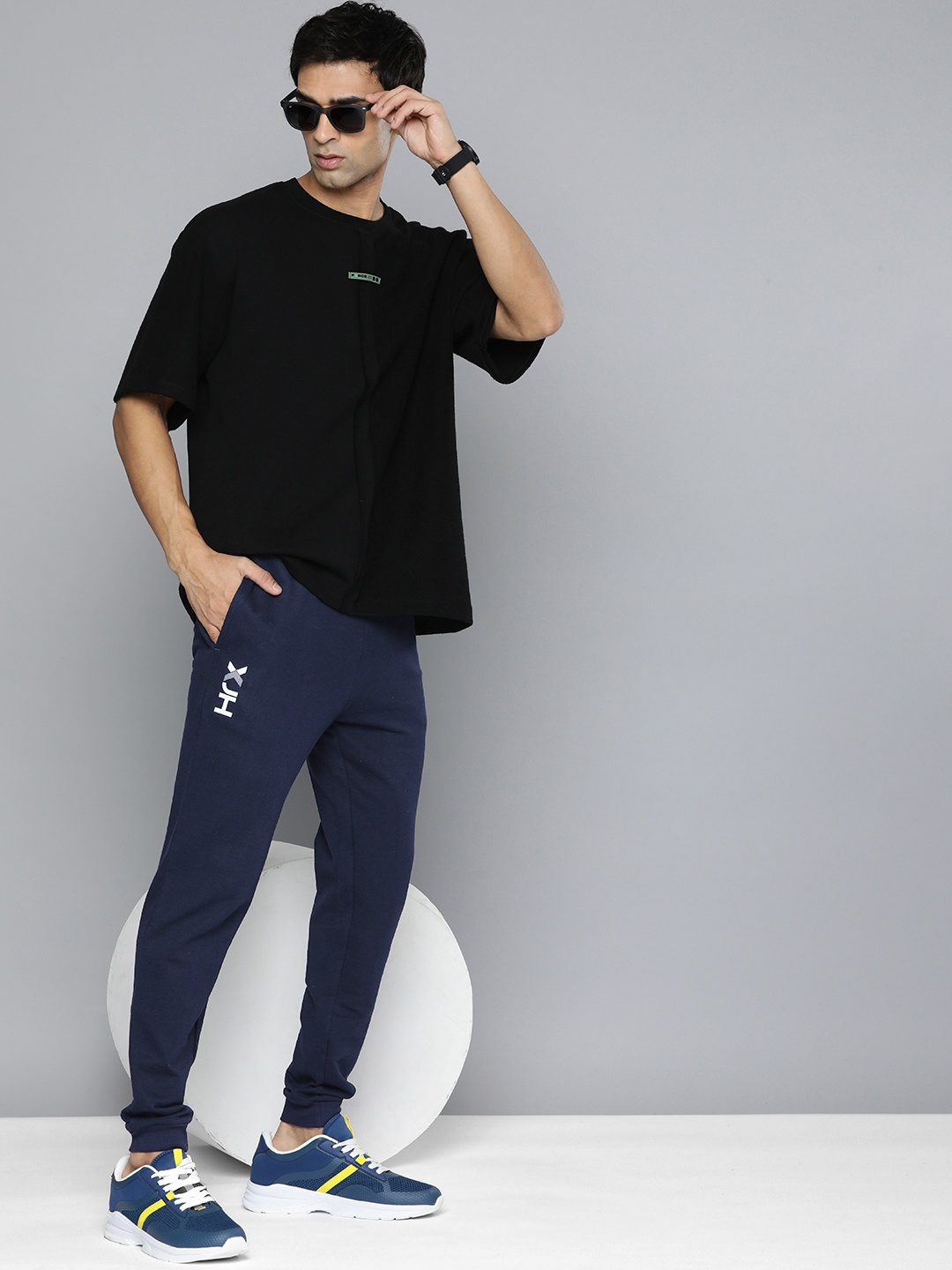 

HRX by Hrithik Roshan Men Solid Track Pants, Blue