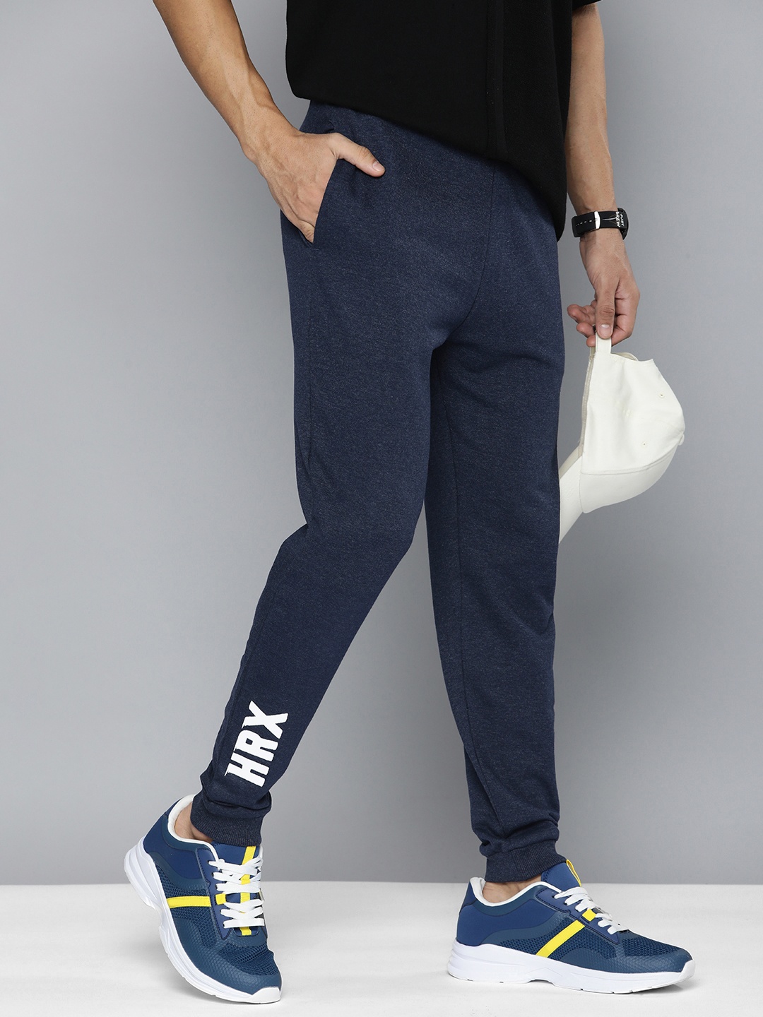 

HRX by Hrithik Roshan Men Solid Track Pants, Blue