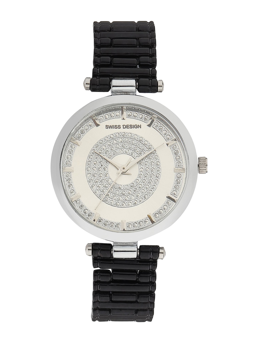

Swiss Design Women Straps Analogue Watch SDWJ Set-87, White