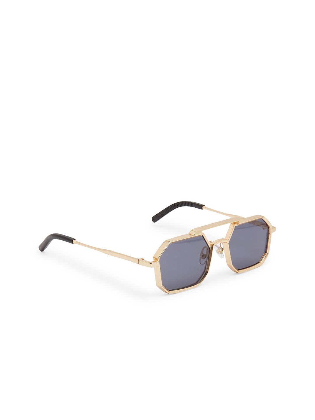 

ALDO Men Lens & Square Sunglasses 747544363641, Gold
