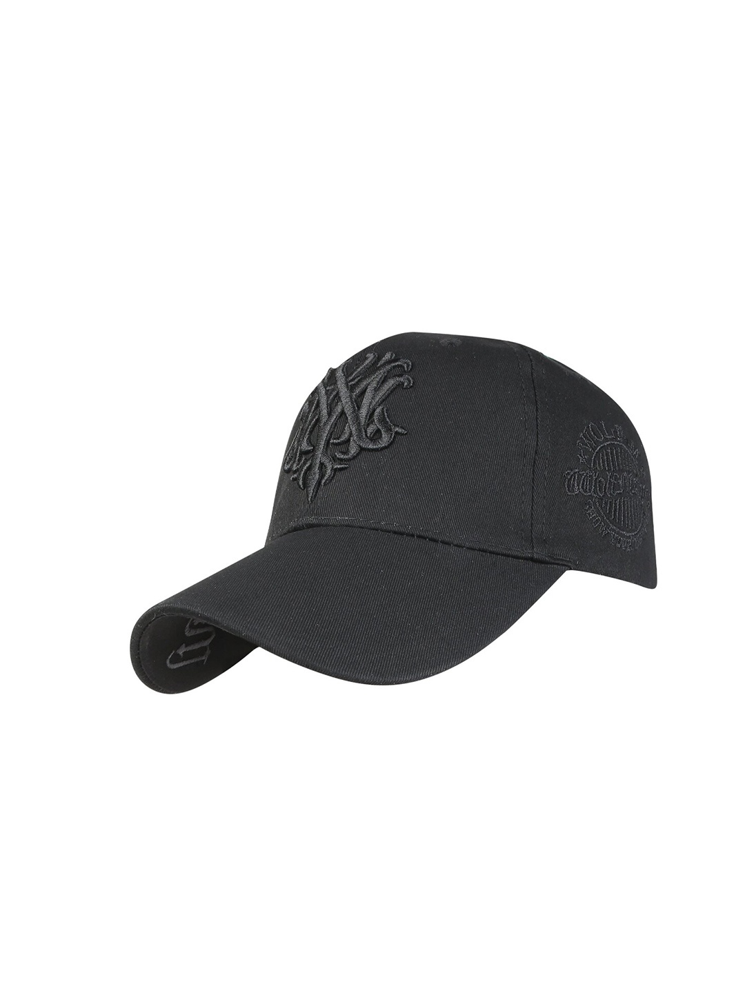 

iSWEVEN Embroidered Cotton Light Weight Baseball Cap, Black