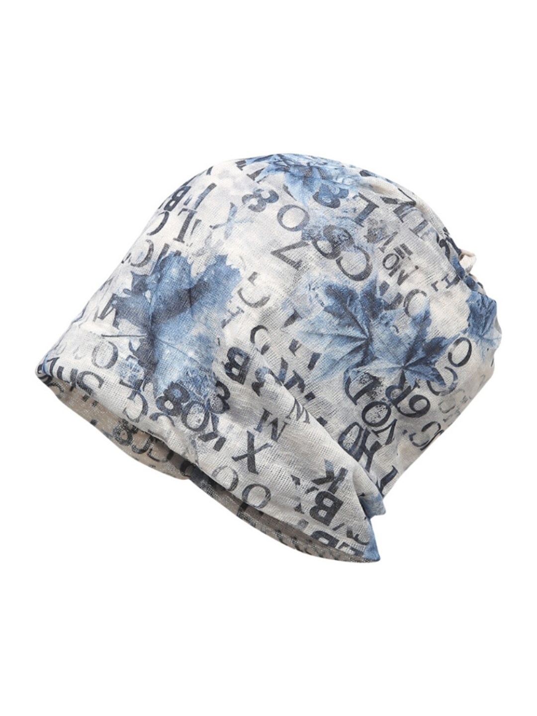 

iSWEVEN Women Printed Beanie Cap, White