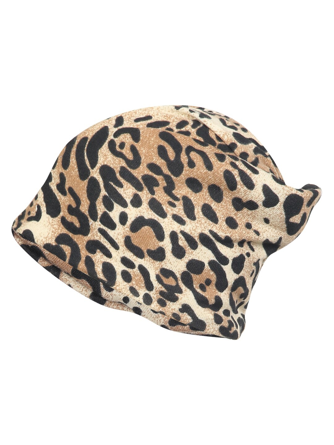 

iSWEVEN Animal Printed Beanie, Beige